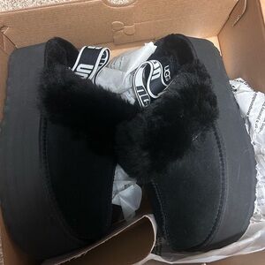 UGG Black Platform Boots